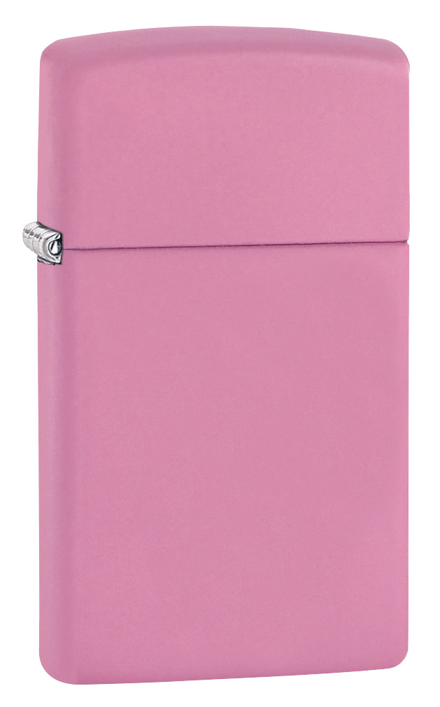 Slim Pink Matte Zippo Lighter